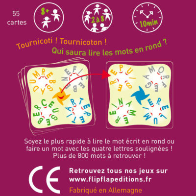 Jeu carte Zebulon - face arriere