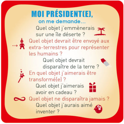 Jeu de cartes Moi Président - Flip-Flap Editions