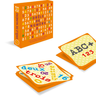 Jeu de cartes Drôle-de-Numéro de Flip Flap Editions