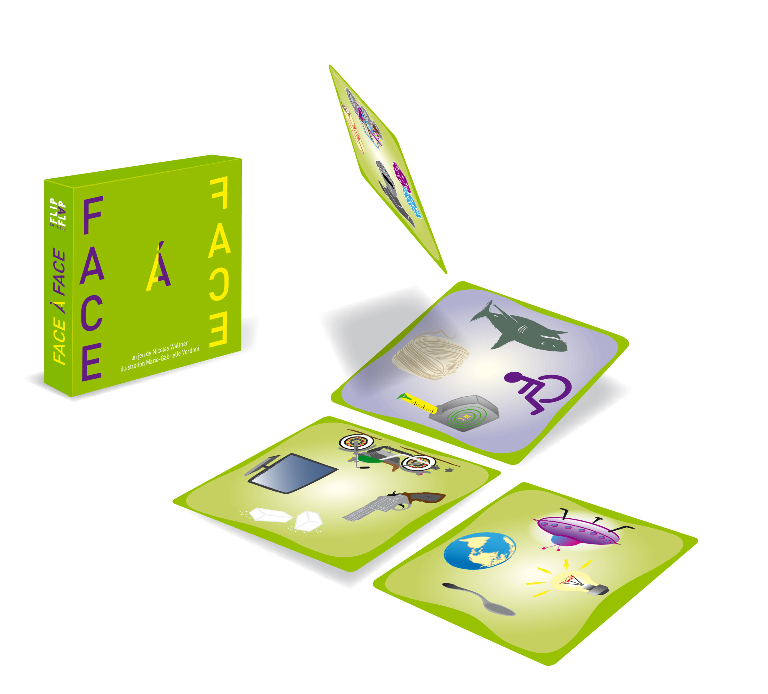Jeu de cartes Face à Face par Flip-Flap Editions