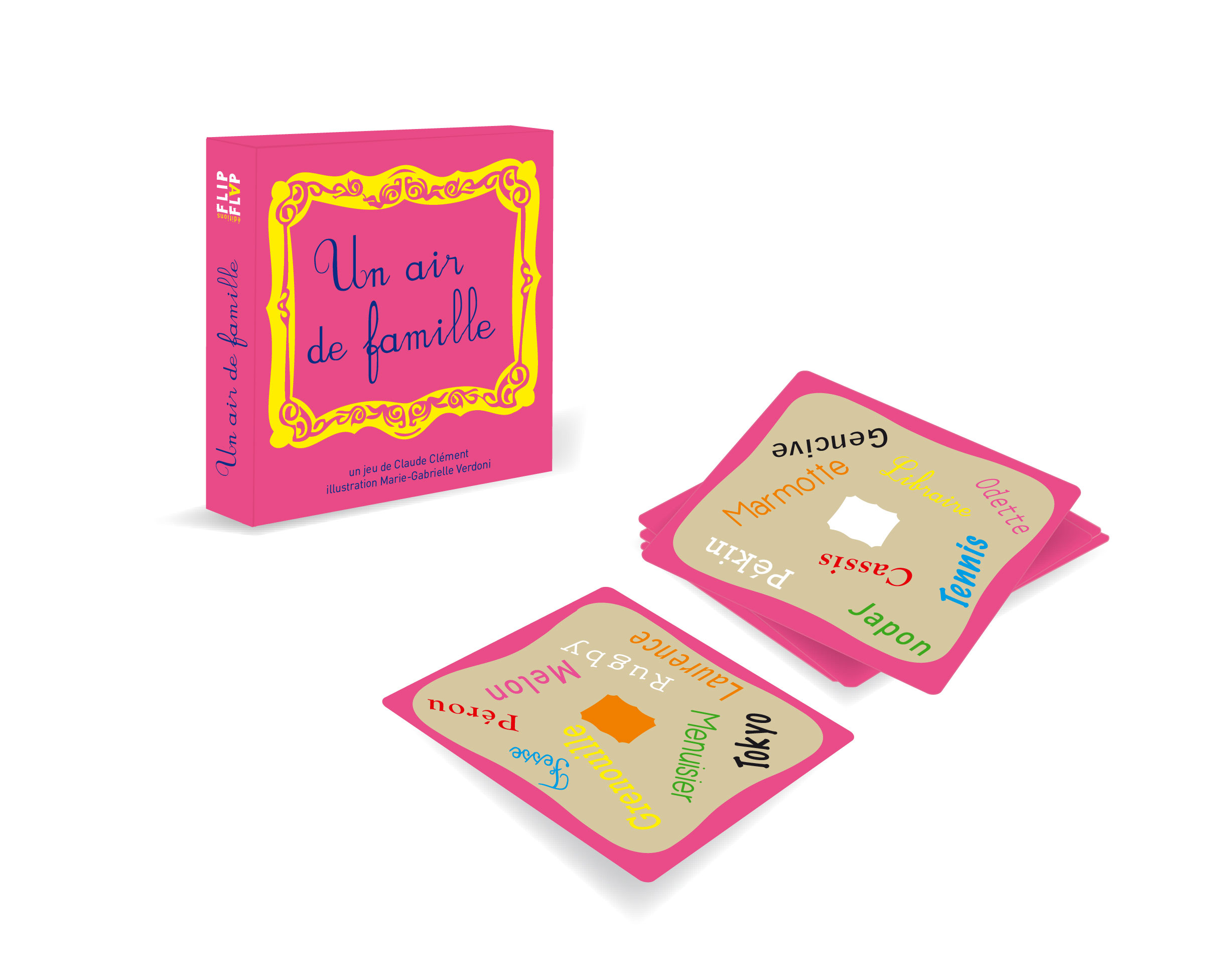 Jeu de cartes Un Air de Famille - par Flip-Flap Editions