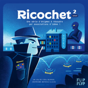 Jeu Ricochet 2 - Le profil de l'Homme sans visage par Flip Flap Editions - Niveau Expert