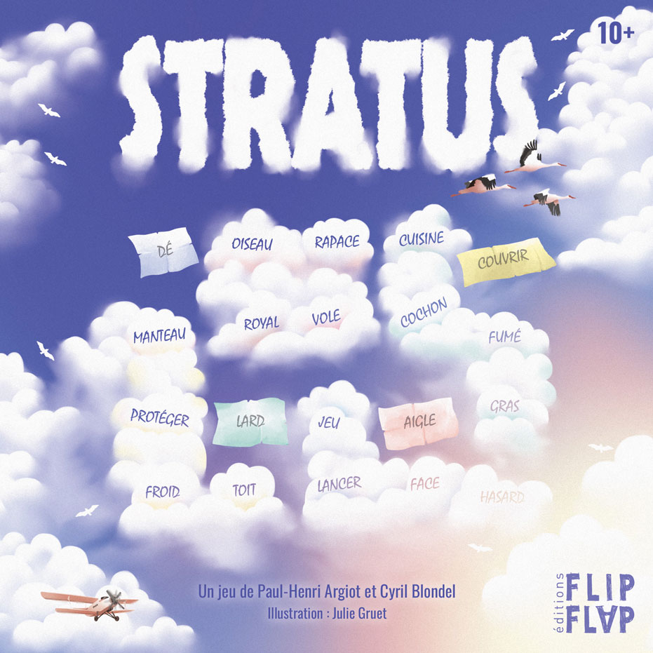 Visuel du Jeu "Stratus" créé par Flip Flap Editions