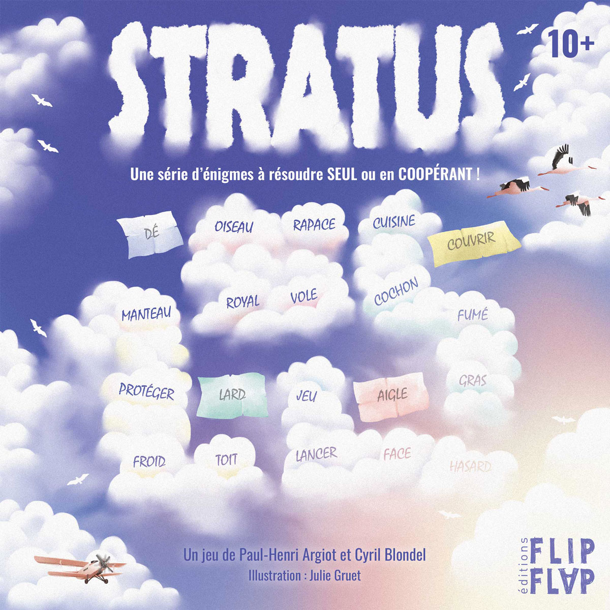 Visuel du Jeu "Stratus" créé par Flip Flap Editions
