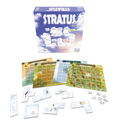 Visuel du Jeu "Stratus" créé par Flip Flap Editions