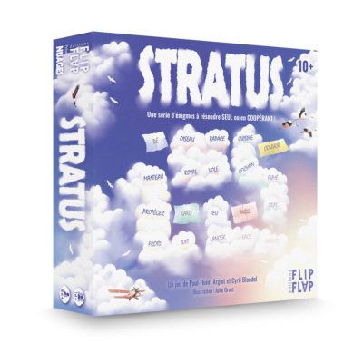 Visuel du Jeu "Stratus" créé par Flip Flap Editions